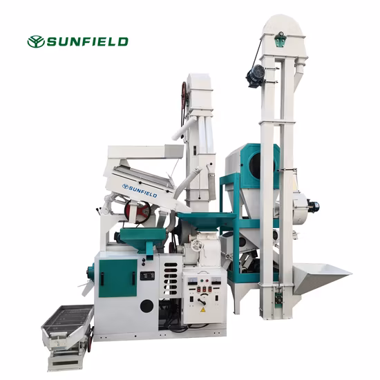 Fábrica direta de máquinas agrícolas combinadas moinho de arroz Paddy Husker
