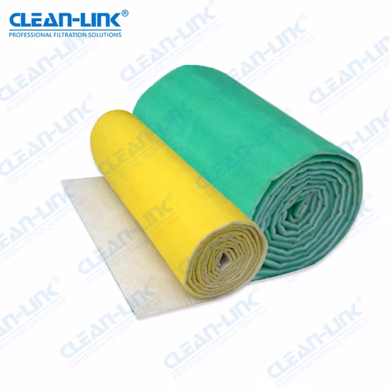 Da ventilação material lavável branca do filtro de ar G4 sistema da filtragem pre